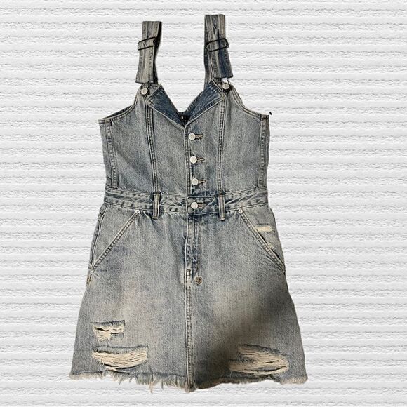 Ksubi Woman’s Denim The Palms Pini Overall Dress - Picture 5 of 11